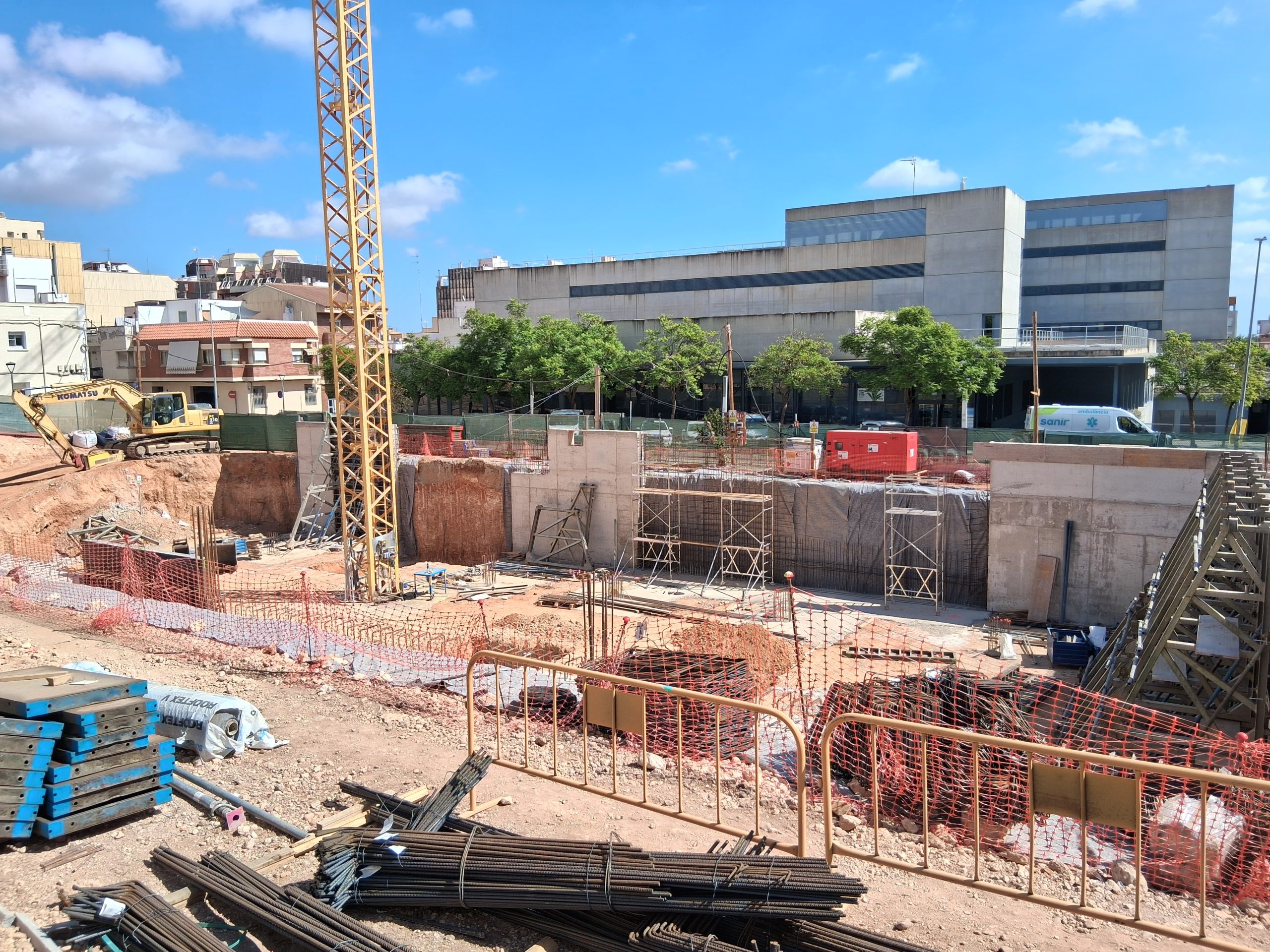 SE INICIAN LAS OBRAS DEL NUEVO CUARTEL DE LA GUARDIA CIVIL EN AMPOSTA, TARRAGONA
