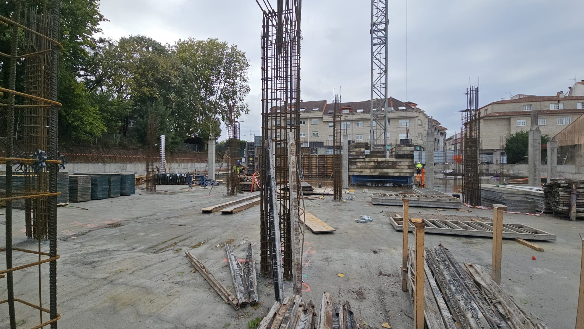 SE LEVANTA EL NUEVO CUARTEL DE LA GUARDIA CIVIL DE CAMBADOS (PONTEVEDRA)