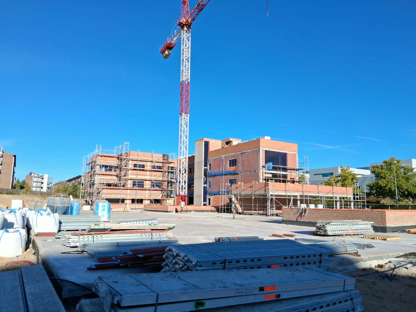 AVANZAN LAS OBRAS DEL NUEVO CUARTEL DE LA GUARDIA CIVIL DE MAJADAHONDA (MADRID)